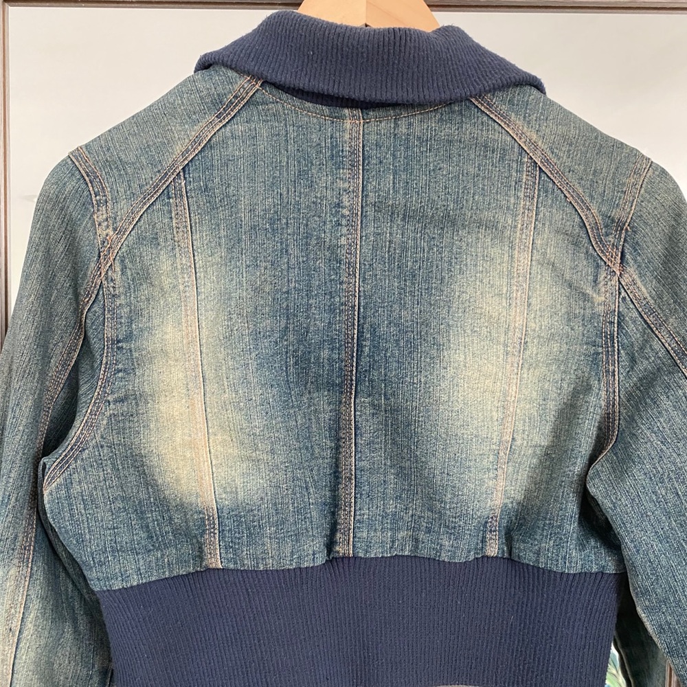 Crop denim jacket - Picture 4 of 6